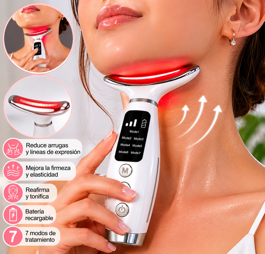 Masajeador Tensor de Cuello y Rostro.
