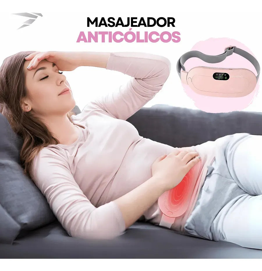 Cinturón Para Cólicos Menstruales Con Calor Y Masaje.