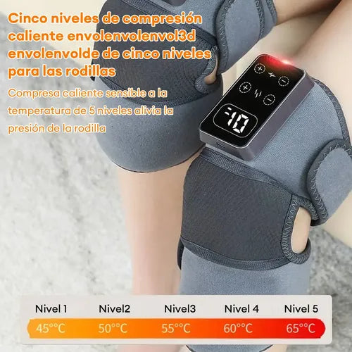 Rodillera Térmica Masaje Vibratorio Con Calefacción