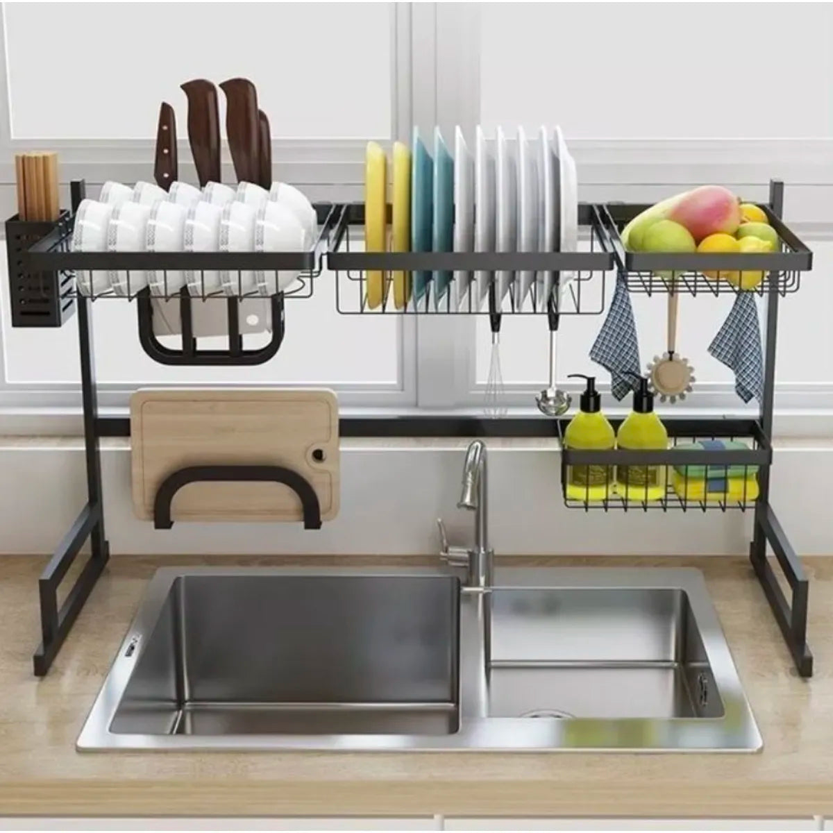 Rack Escurridor Lavaplatos Grande 85cm